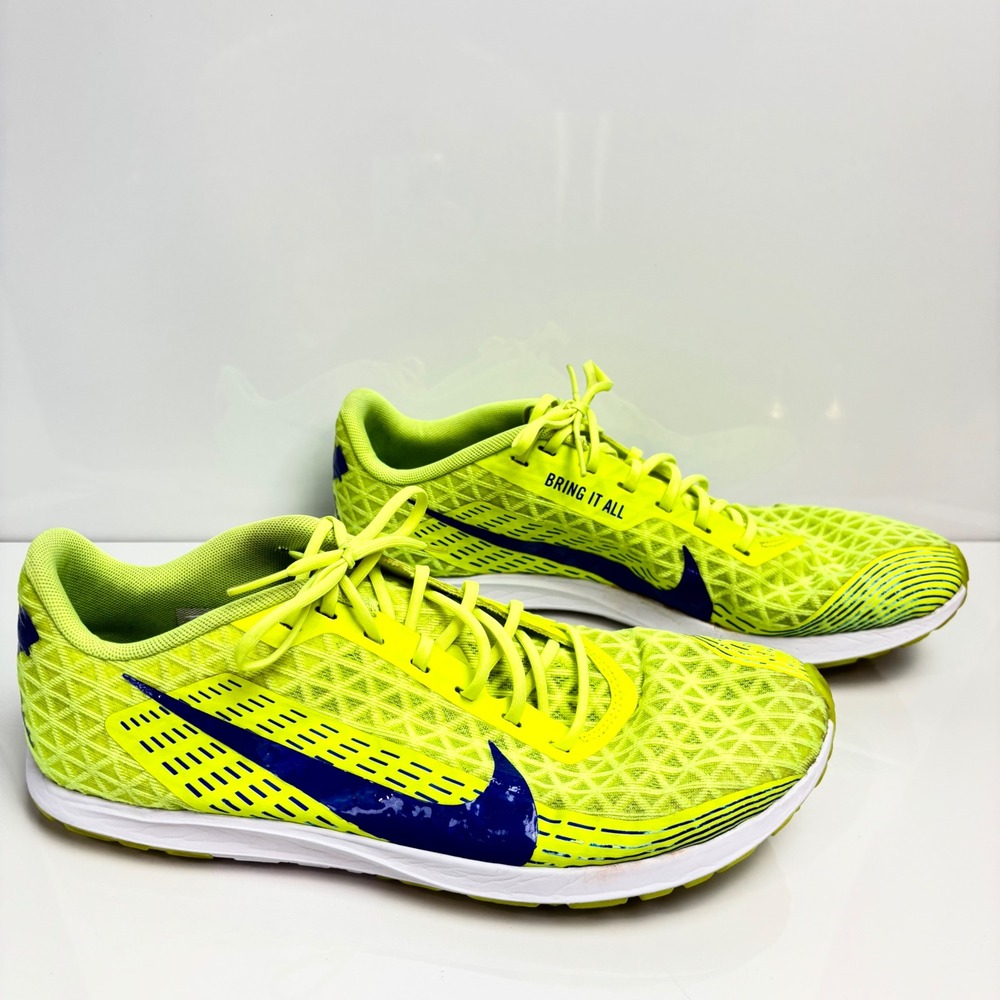Nike Running Shoe Spikes Zoom Rival XC Cross Country Yellow Mens 10.5 Unisex